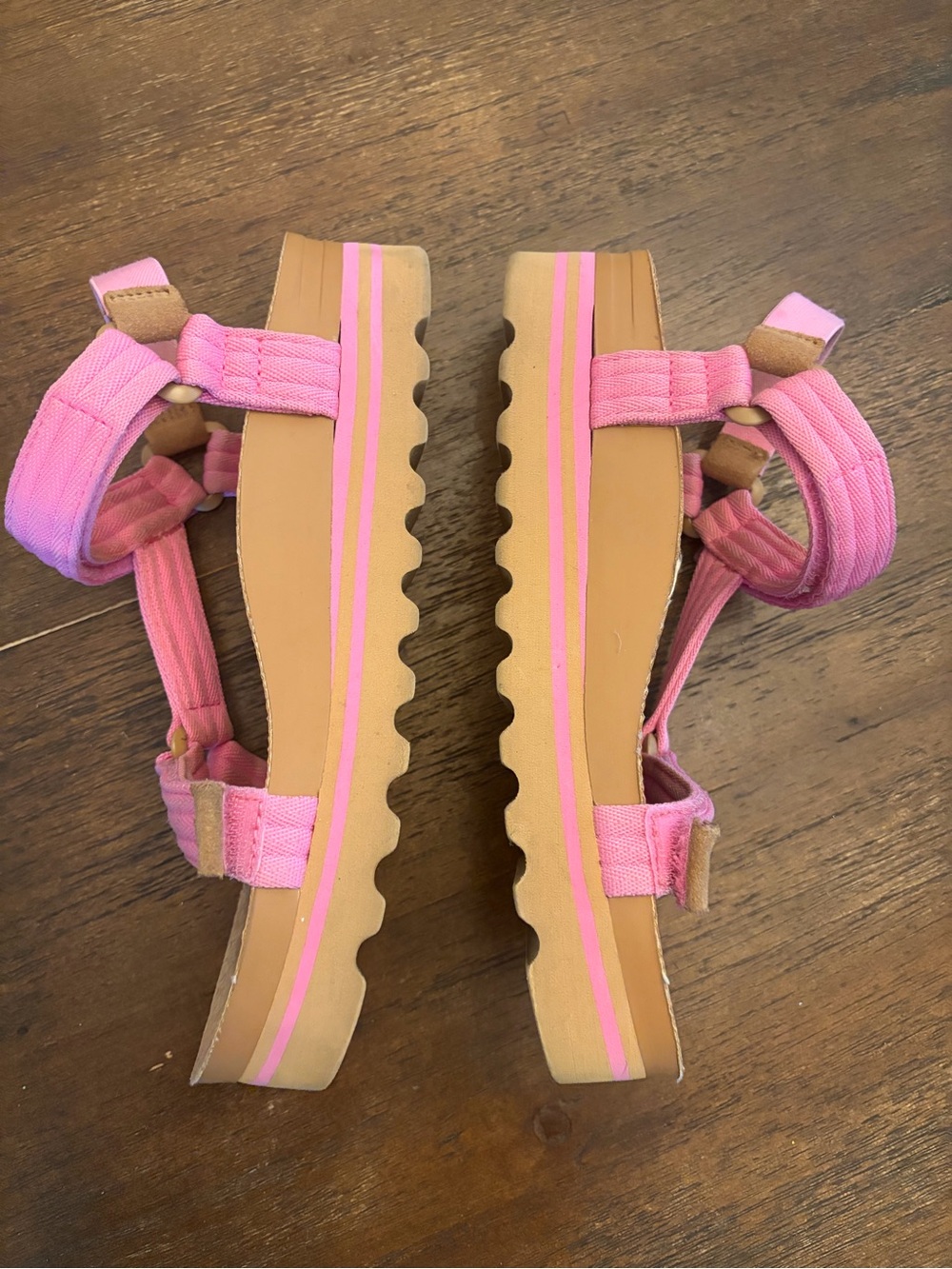 Reef Cushion Rem Hi Water Sandal Pink Platform Sandals